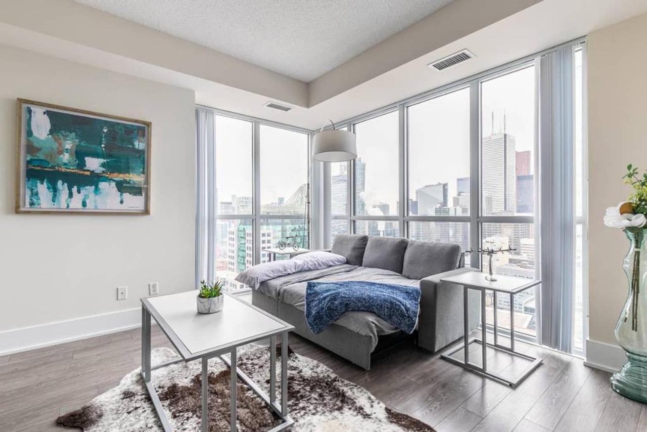 多伦多Stunning Views Of Downtown - Luxury High Rise With King Bed!别墅 外观 照片