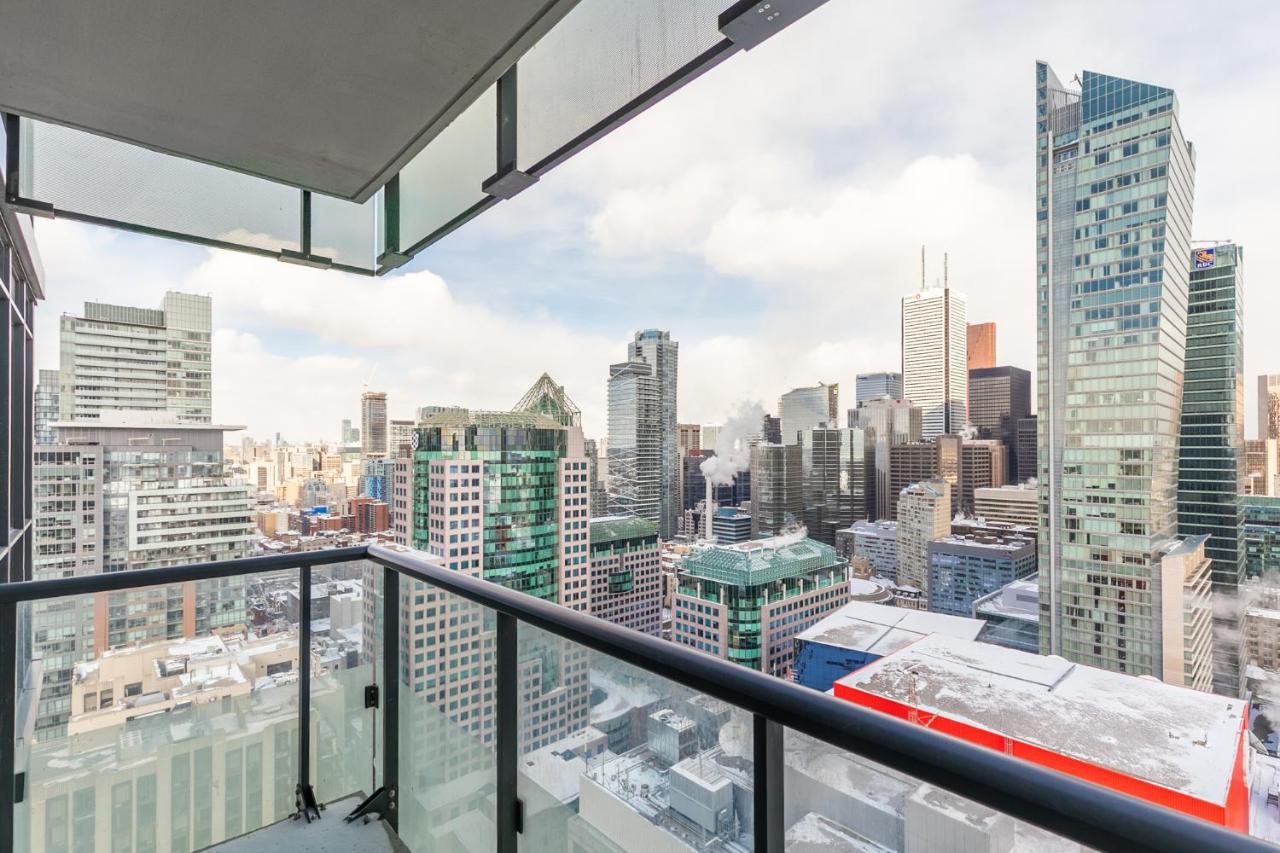 多伦多Stunning Views Of Downtown - Luxury High Rise With King Bed!别墅 外观 照片